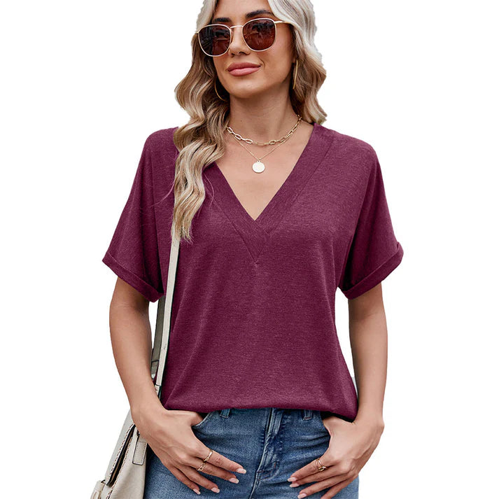 🎉This Week's Special Sales - 50% OFF✨Women's V-Neck Casual Top