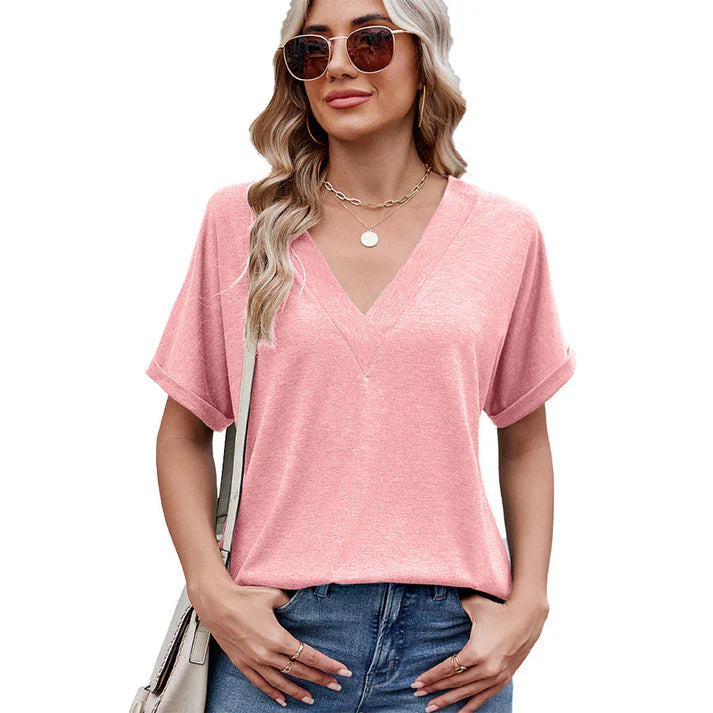 🎉This Week's Special Sales - 50% OFF✨Women's V-Neck Casual Top