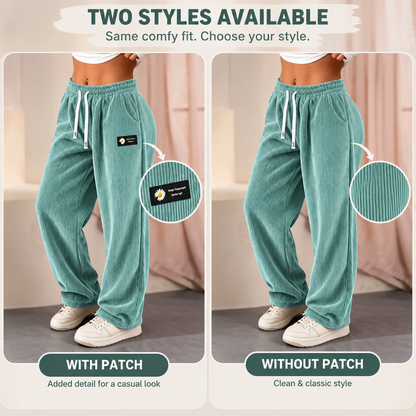 ✨Women's Solid Straight Leg Corduroy Bottoms💘